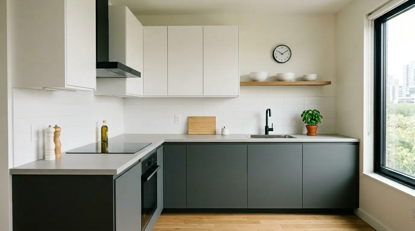 Use an island or cart to add function affordably inspiration for an IKEA kitchen.